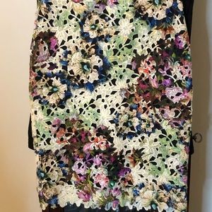 Nicole Miller beautiful Artelier floral skirt